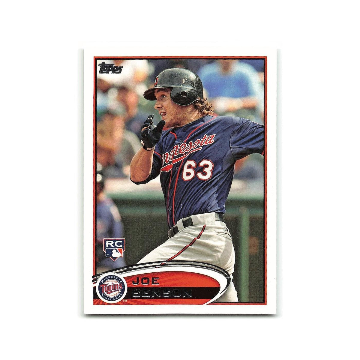 Joe Benson Rookie 2012 Topps #235 Minnesota Twins Baseball Card NM