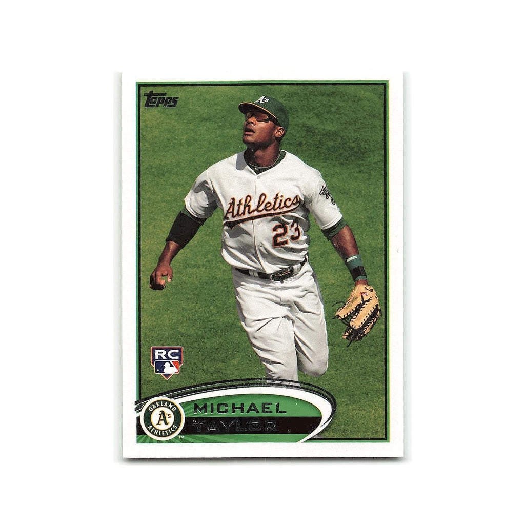 Michael Taylor Rookie 2012 Topps #36 Oakland Athletics Baseball Card NM