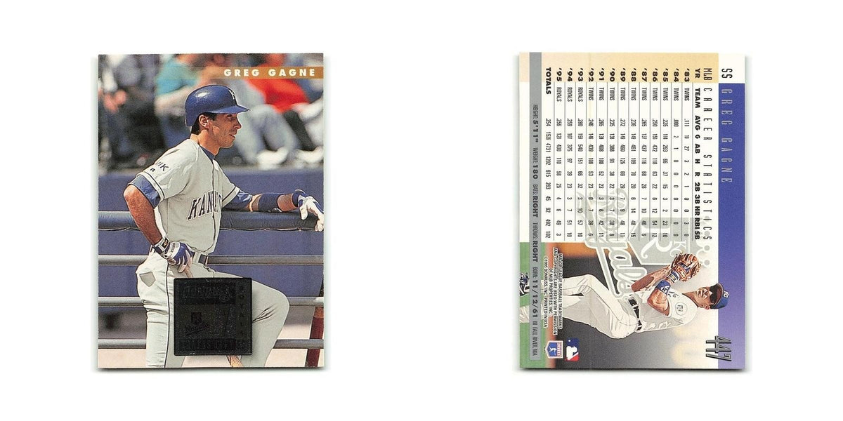 Greg Gane 1996 Donruss #447 Kansas City Royals Baseball Card NM