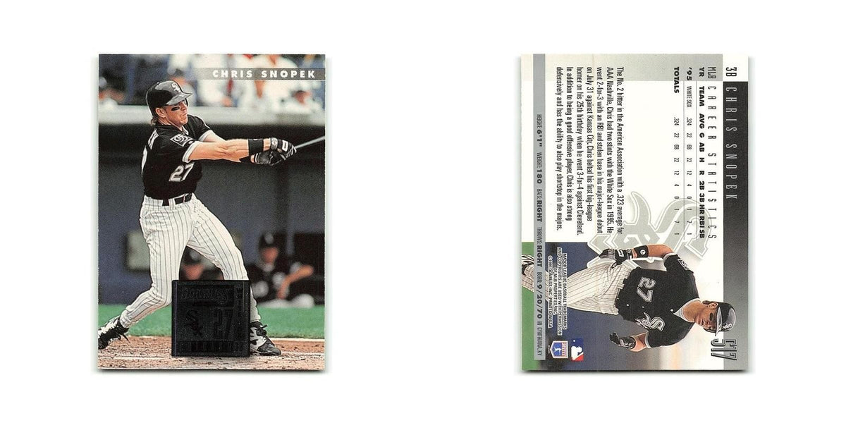 Chris Snopek 1996 Donruss #517 Chicago White Sox Baseball Card NM