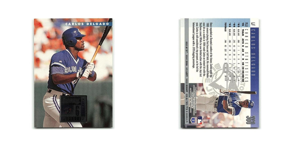 Carlos Delgado 1995 Donruss #360 Toronto Blue Jays Baseball Card NM
