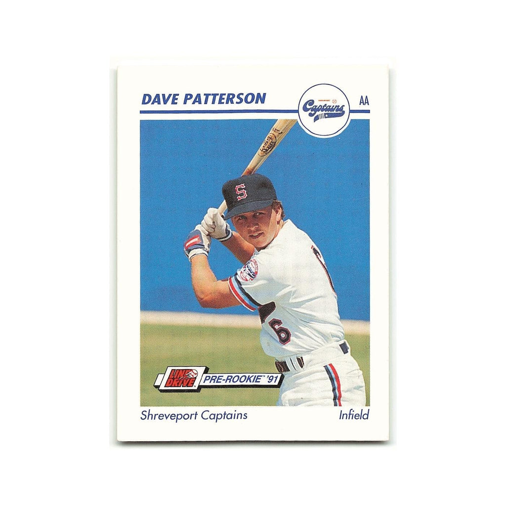 Dave Patterson 1991 Line Drive AA #315 Shreveport Captains Baseball Card NM