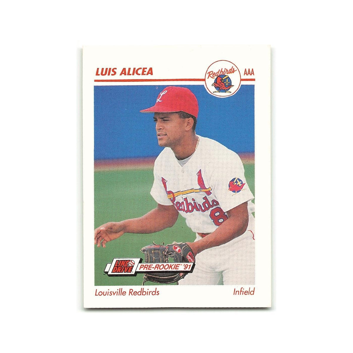 Luis Alicea 1991 Line Drive AAA #226 Louisville Redbirds Baseball Card NM