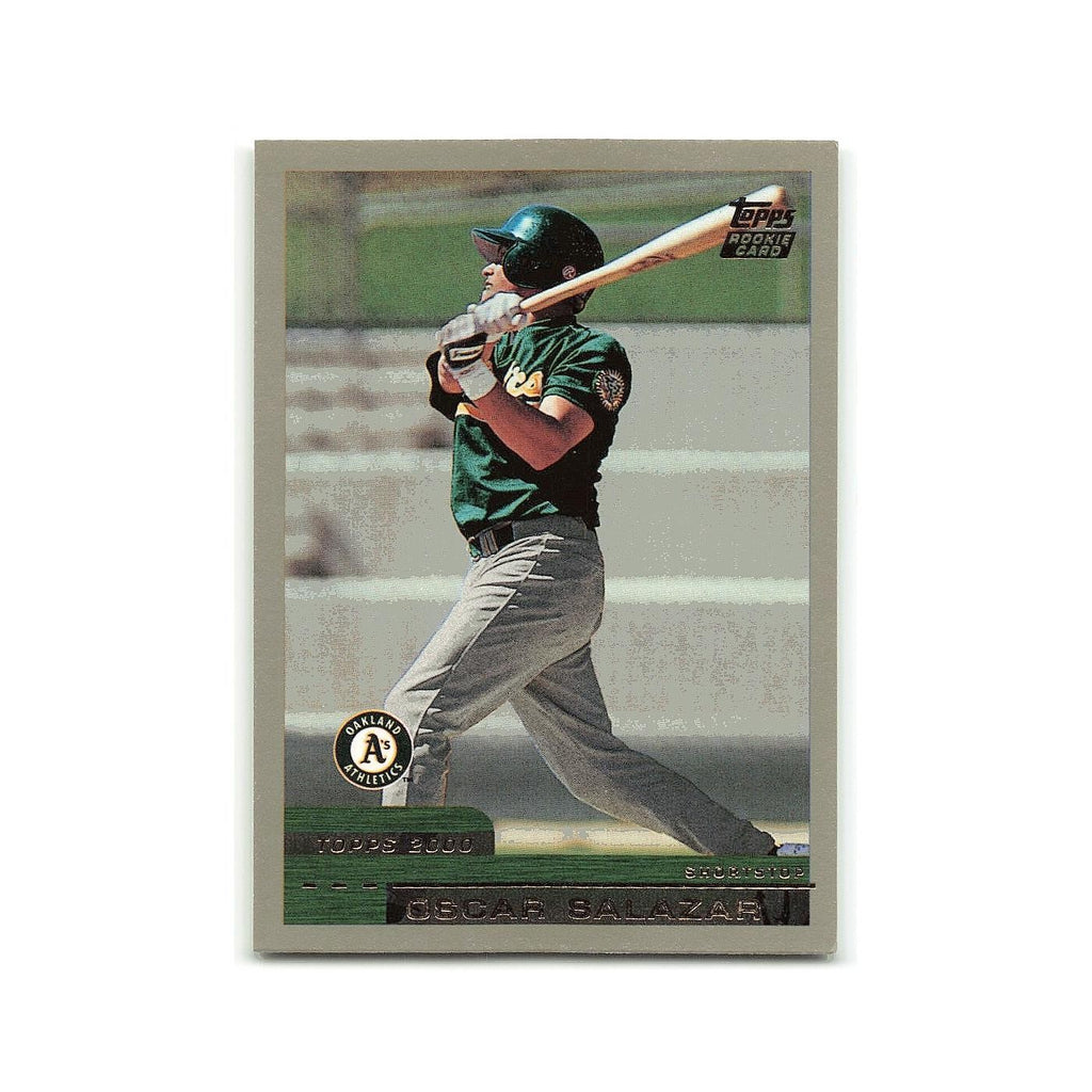 Oscar Salazar Rookie 2000 Topps Traded #T52 Oakland Athletics Baseball Card NM