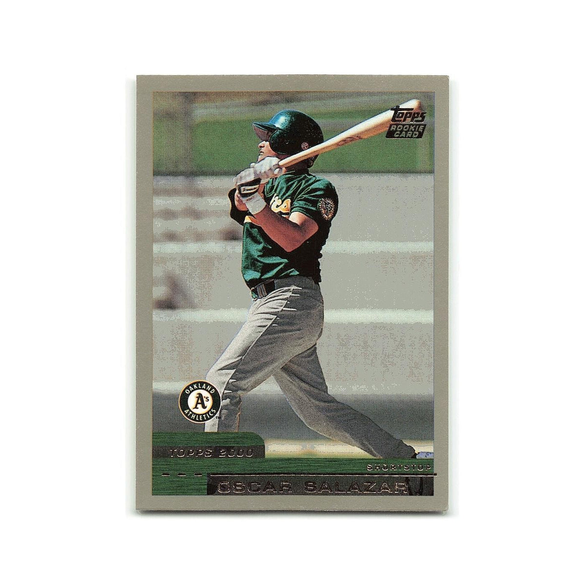 Oscar Salazar Rookie 2000 Topps Traded #T52 Oakland Athletics Baseball Card NM