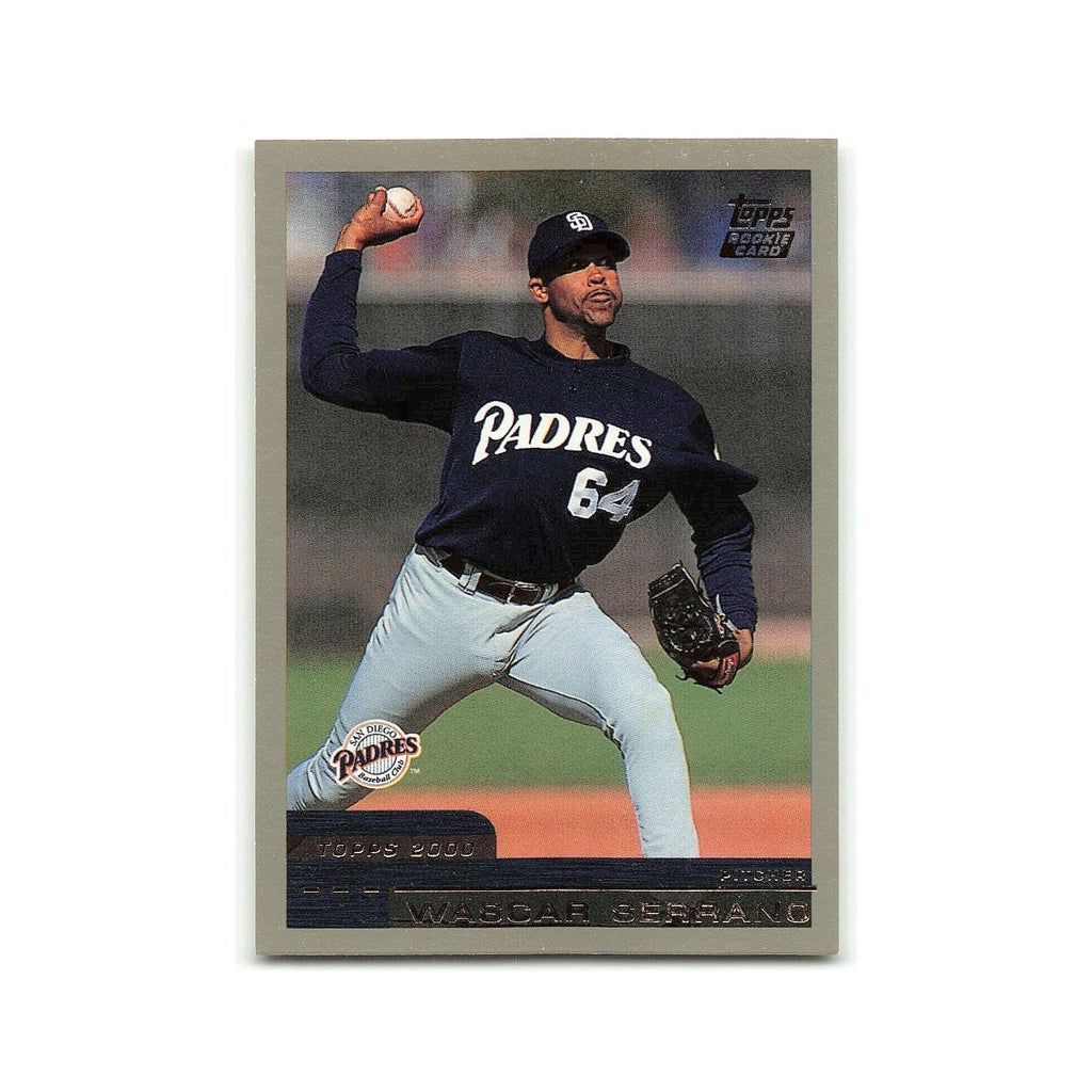 Wascar Serrano Rookie 2000 Topps Traded #T57 San diego Padres Baseball Card NM