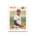 Dave Otto 1991 Line Drive AAA #93 Colorado Springs Sky Sox Baseball Card NM
