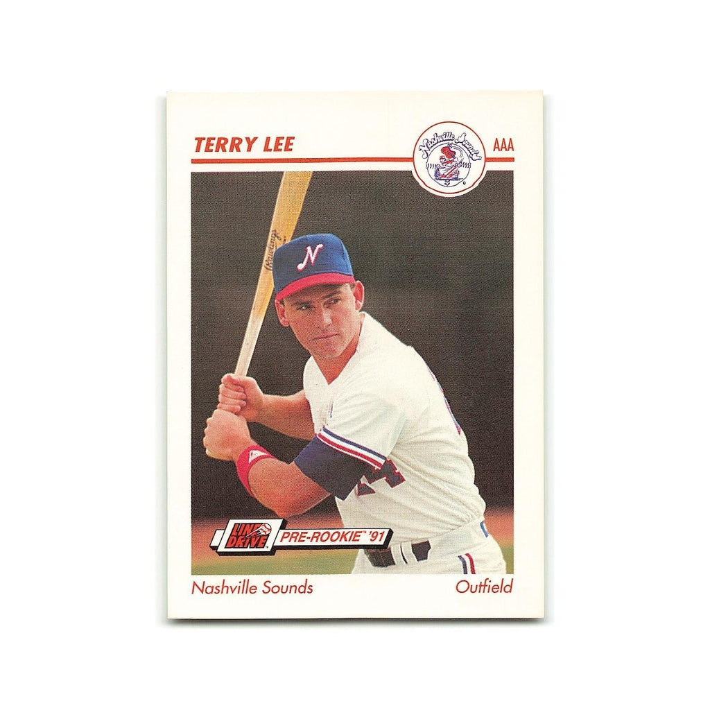 Terry Lee 1991 Line Drive AAA #266 Nashville Sounds Baseball Card NM