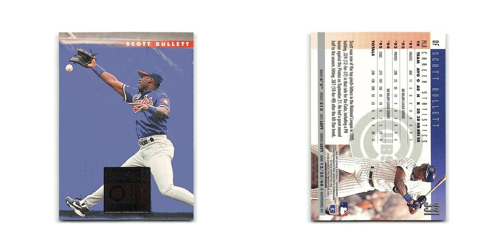 Scott Bullett 1996 Donruss #331 Chicago Cubs Baseball Card NM
