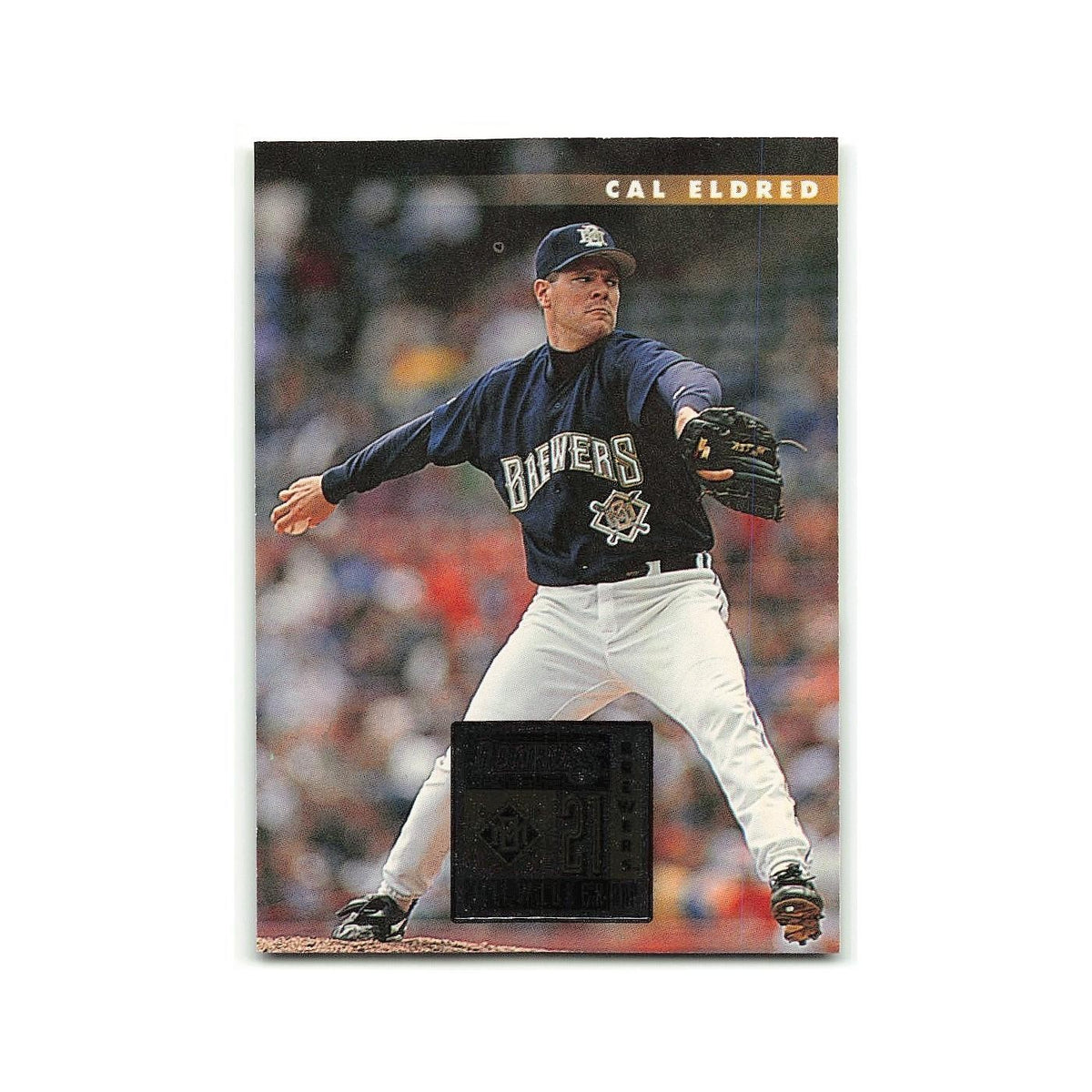 Cal Eldred 1996 Donruss #333 Milwaukee Brewers Baseball Card NM