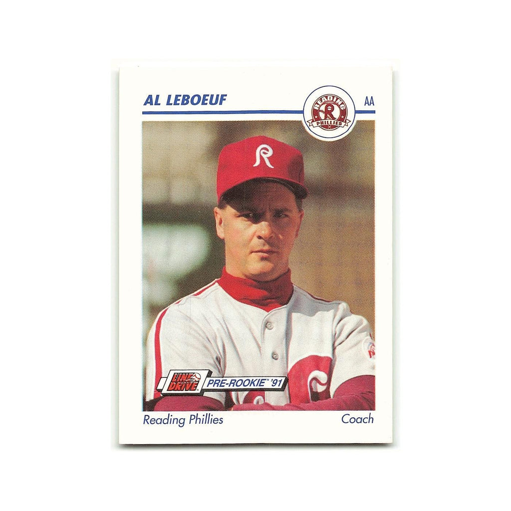 Al LeBoeuf 1991 Line Drive AA #525 Reading Phillies Baseball Card NM