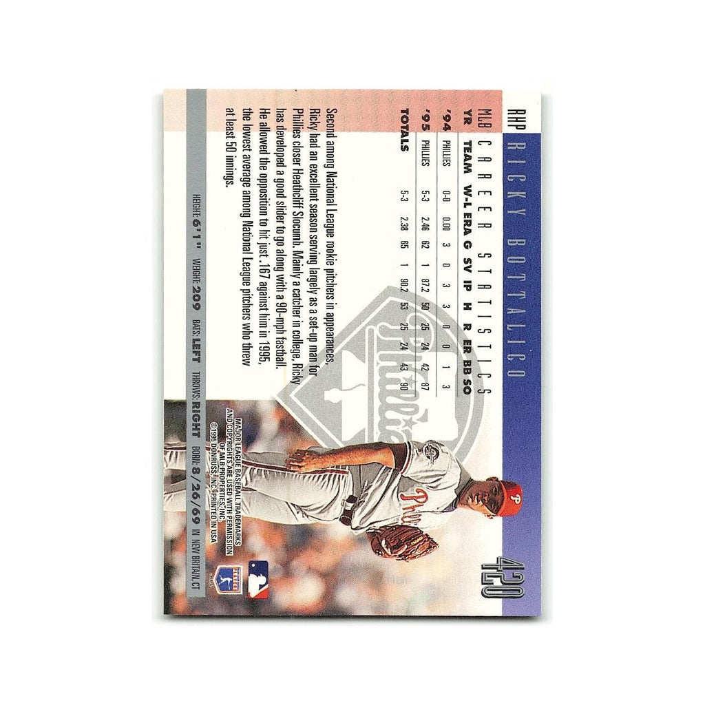 Ricky Bottalico 1996 Donruss #420 Philadelphia Phillies Baseball Card NM