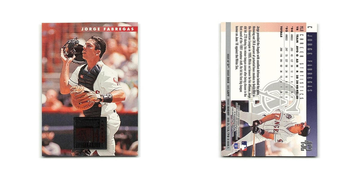 Jorge Fabregas 1996 Donruss #452 California Angels Baseball Card NM