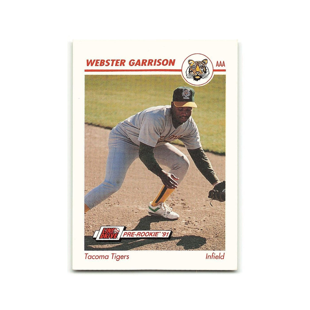 Webster Garrison 1991 Line Drive AAA #535 Tacoma Tigers Baseball Card NM