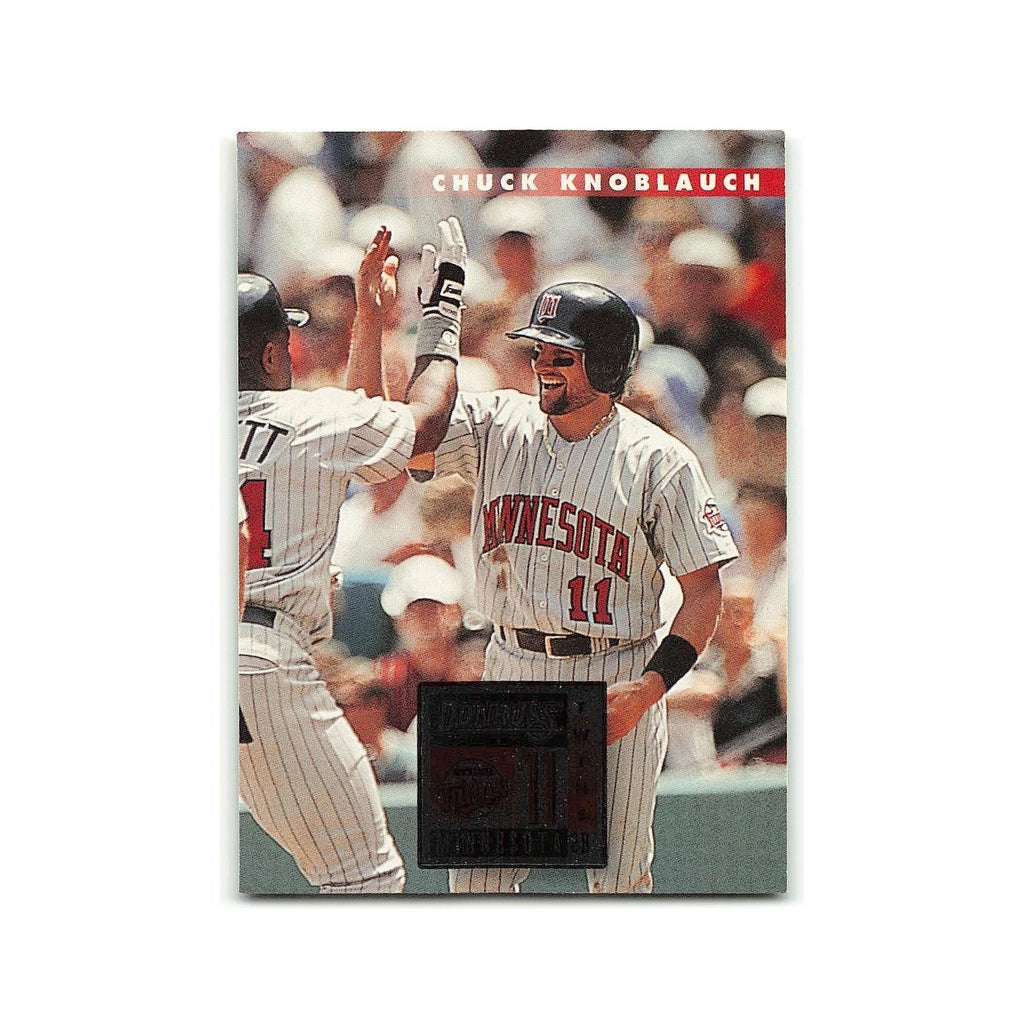 Chuck Knoblauch 1996 Donruss #536 Minnesota Twins Baseball Card NM
