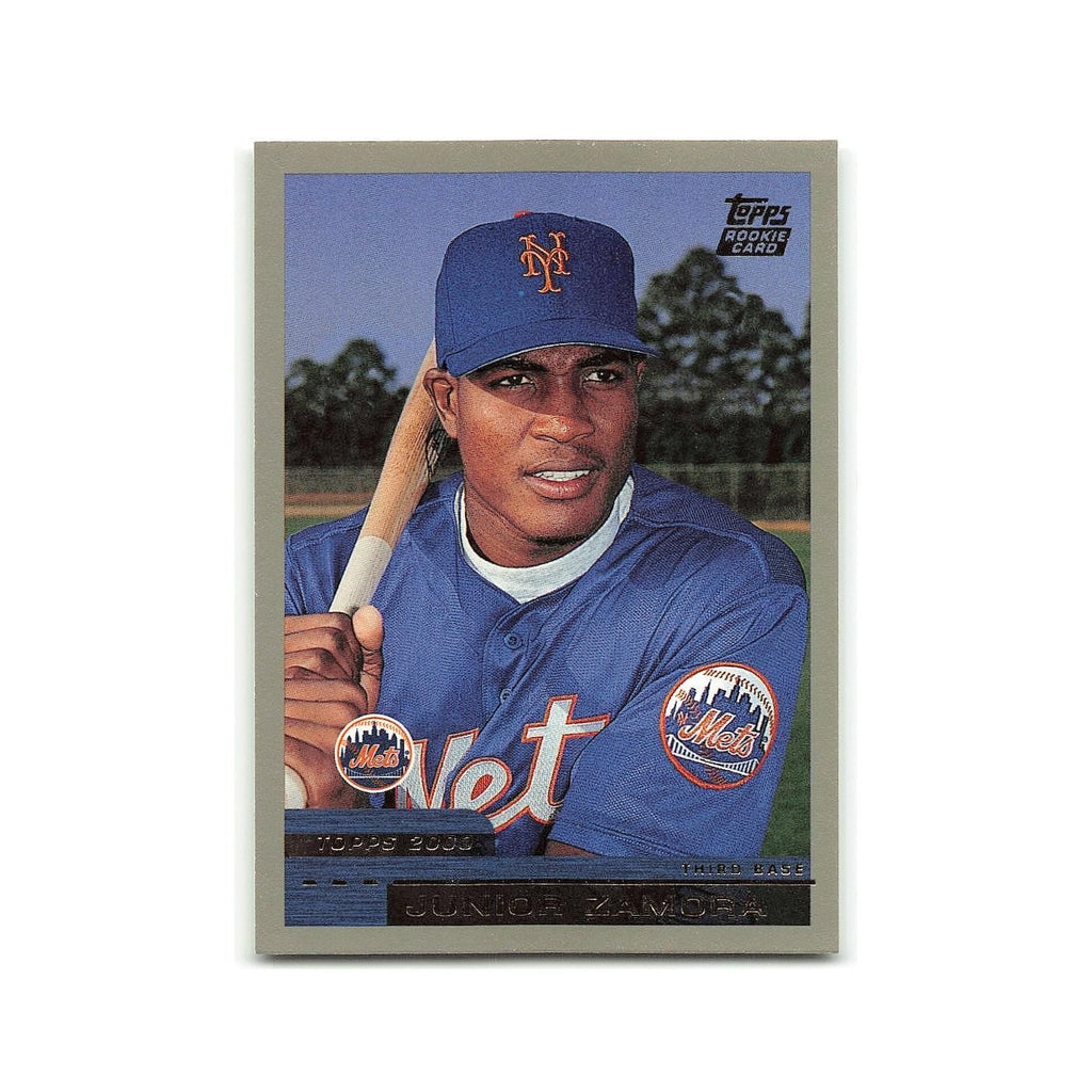 Junior Zamora Rookie 2000 Topps Traded #T42 New York Mets Baseball Card NM