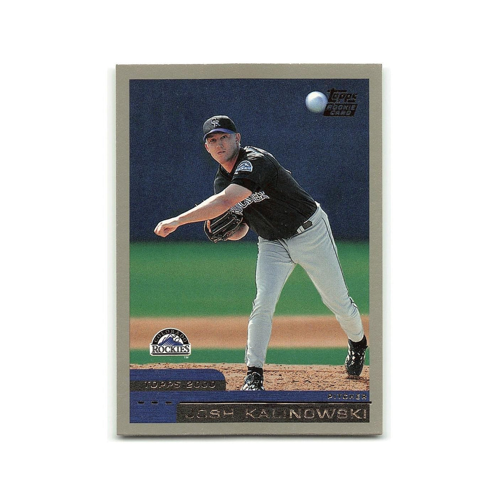 Josh Kalinowski Rookie 2000 Topps Traded #T45 Colorado Rockies Baseball Card NM