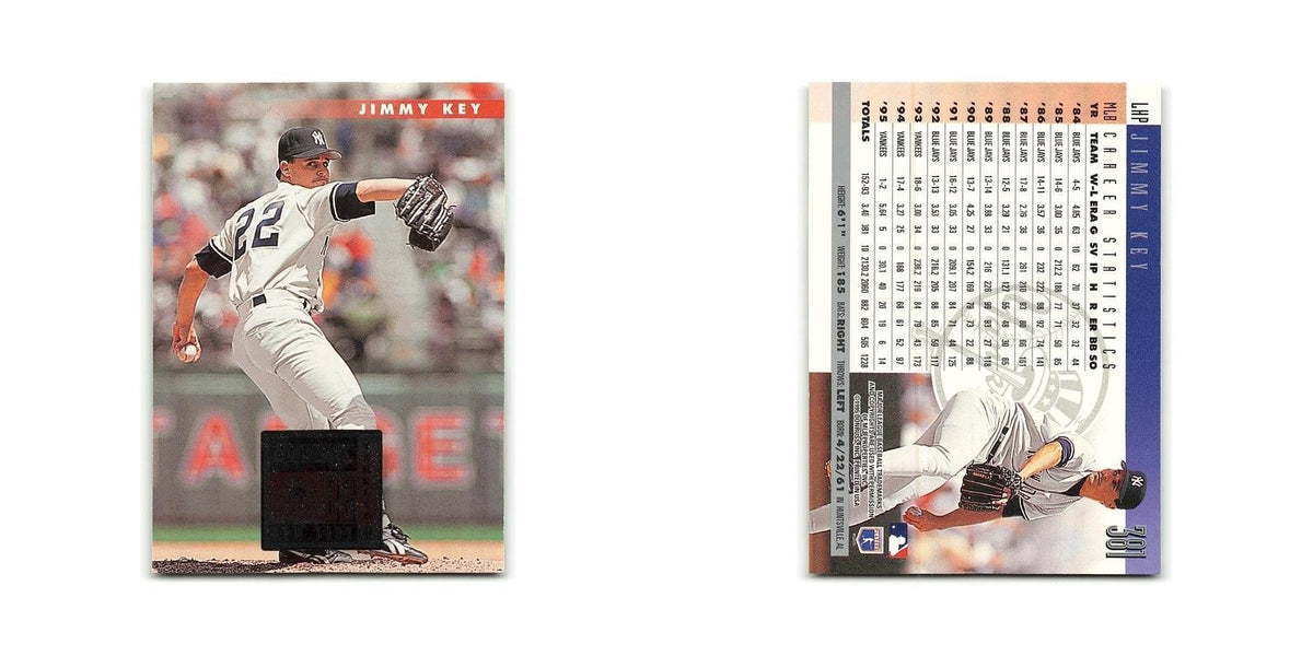 Jimmy Key 1996 Donruss #381 New York Yankees Baseball Card NM