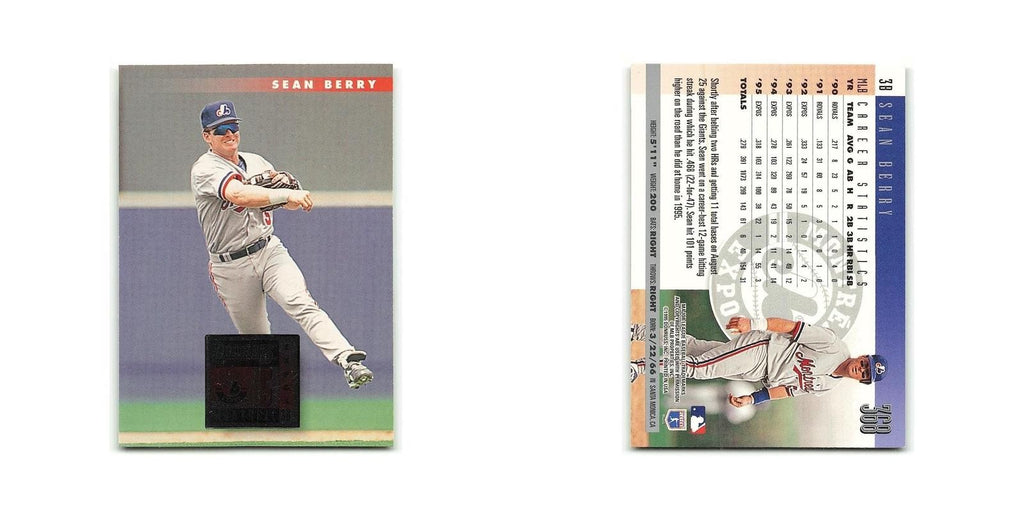 Sean Berry 1996 Donruss #368 Montreal Expos Baseball Card NM