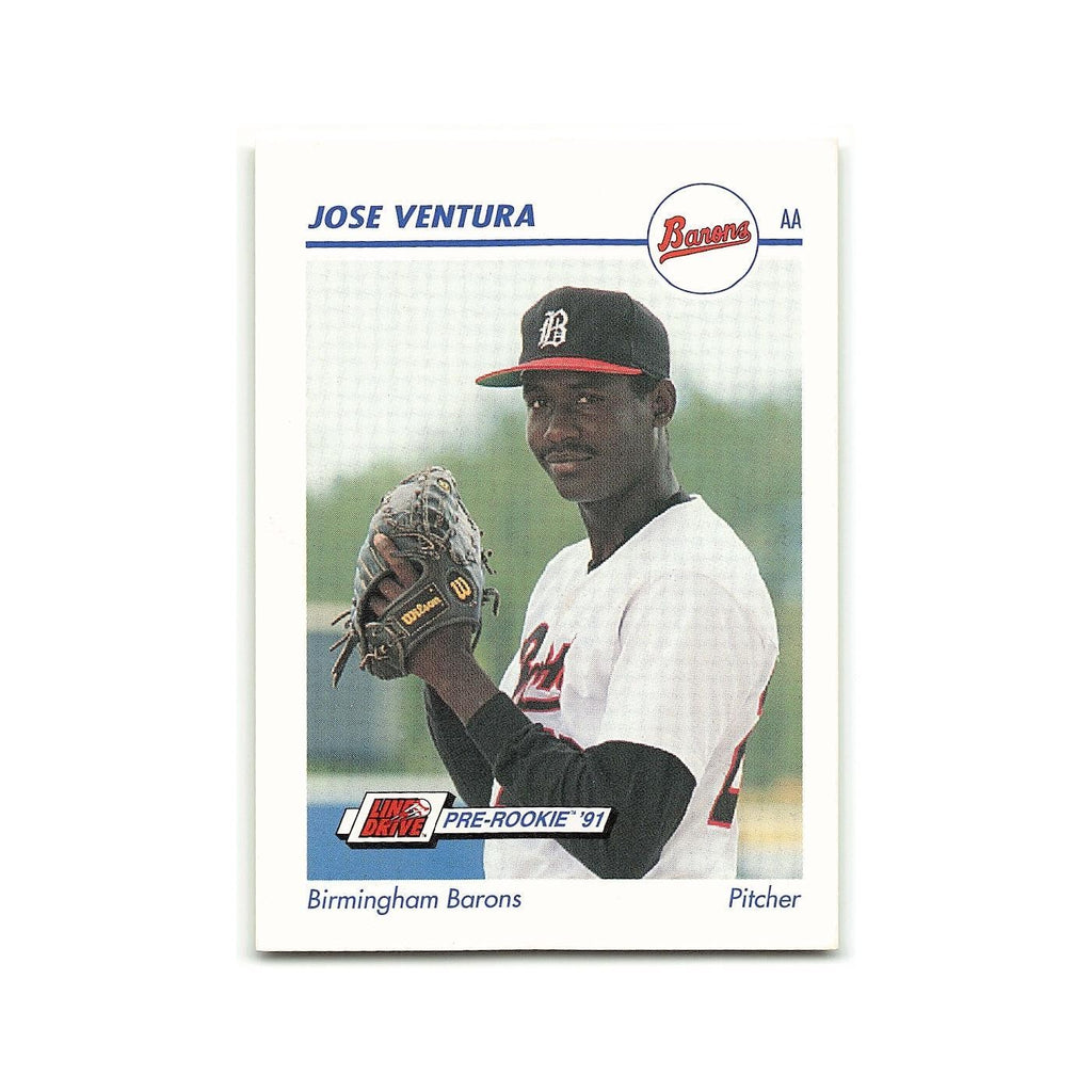Jose Ventura 1991 Line Drive AA #73 Birmingham Barons Baseball Card NM