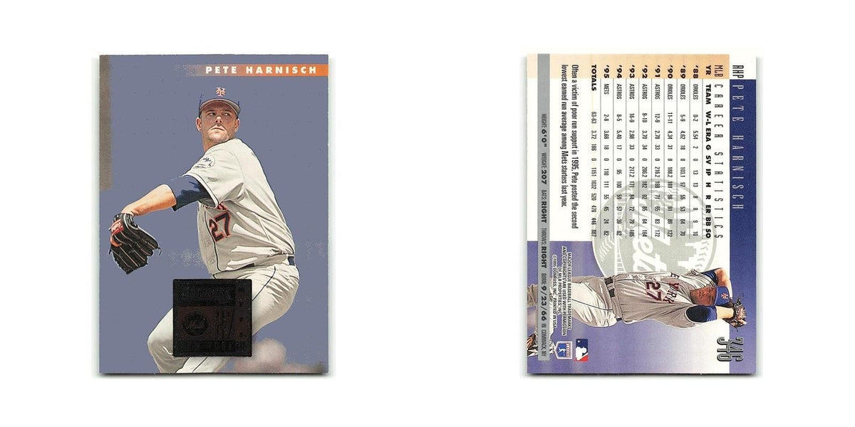 Pete Harnisch 1996 Donruss #346 New York Mets Baseball Card NM