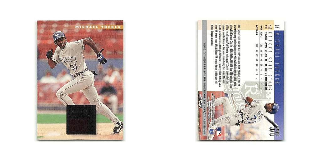Michael Tucker 1996 Donruss #376 Kansas City Royals Baseball Card NM