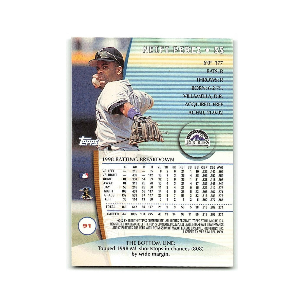 Kevin Polcovich 1999 Topps Stadium Club #91 Pittsburgh Pirates Baseball Card NM