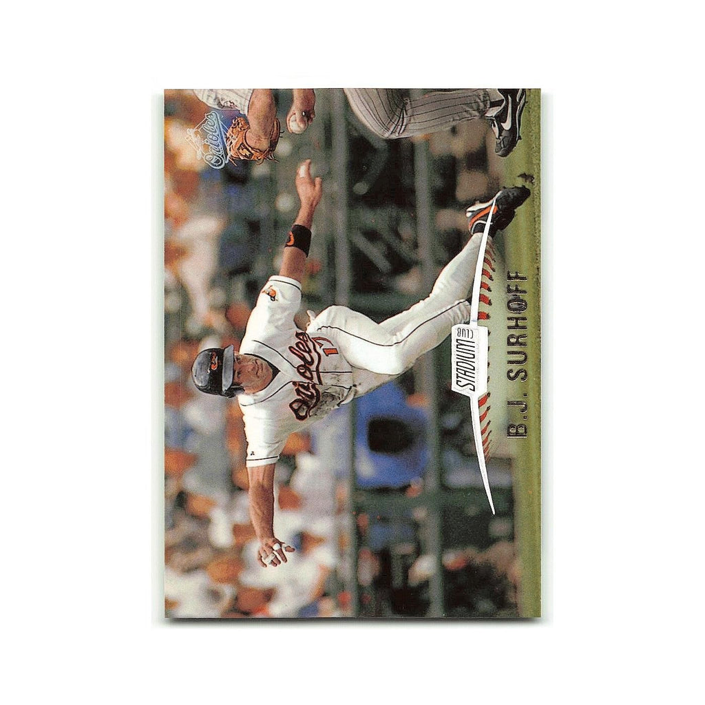 B.J. Surhoff 1999 Topps Stadium Club #139 Baltimore Orioles Baseball Card NM