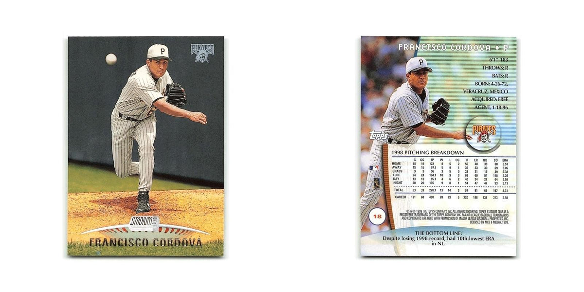 Francisco Cordova 1999 Topps Stadium Club #18 Norwich Navigators NM
