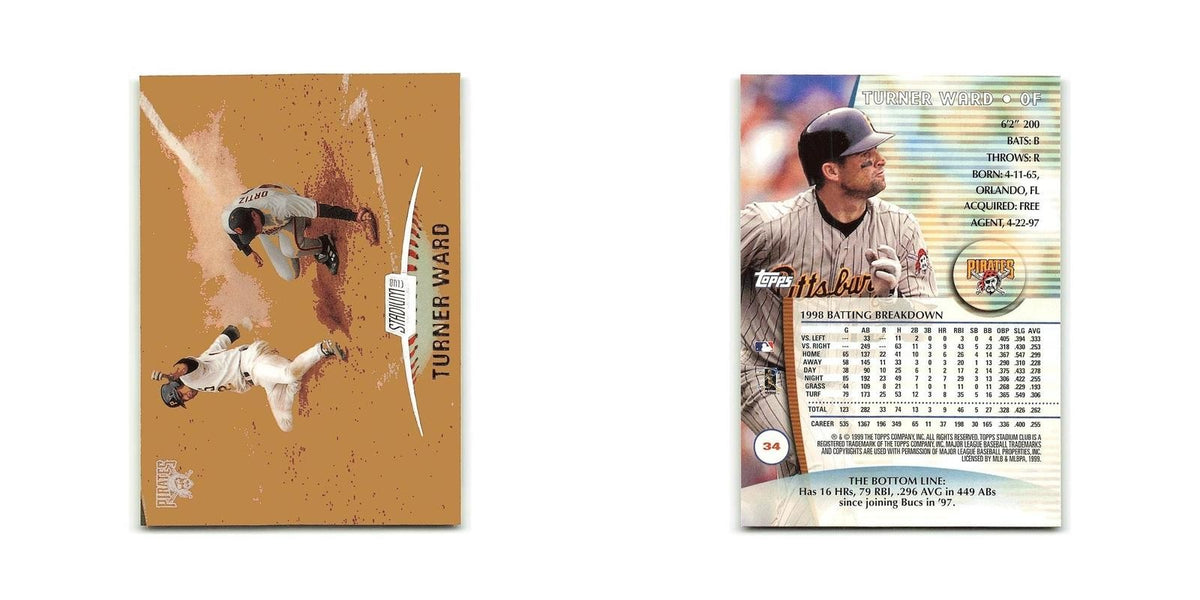 Daryle Ward 1999 Topps Stadium Club #34 Houston Astros Baseball Card NM