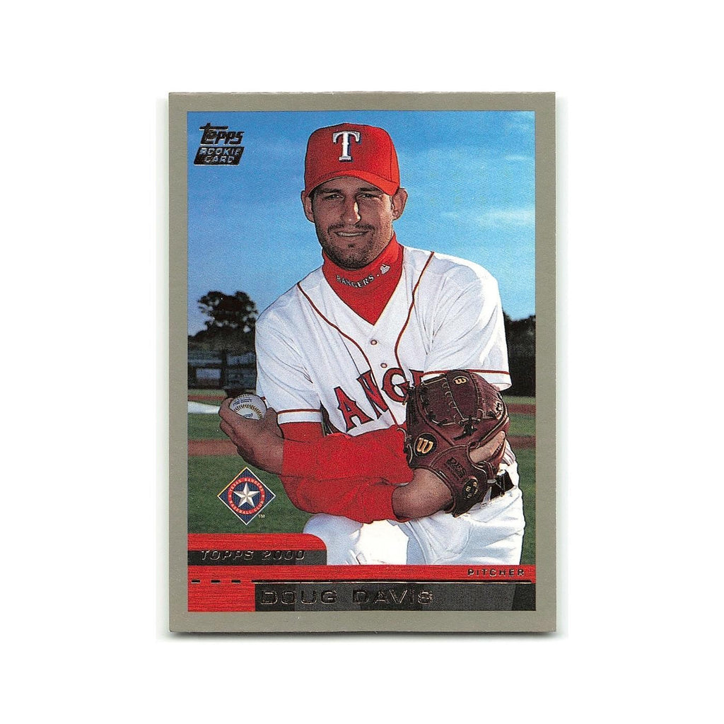 Doug Davis Rookie 2000 Topps Traded #T78 Texas Rangers Baseball Card NM
