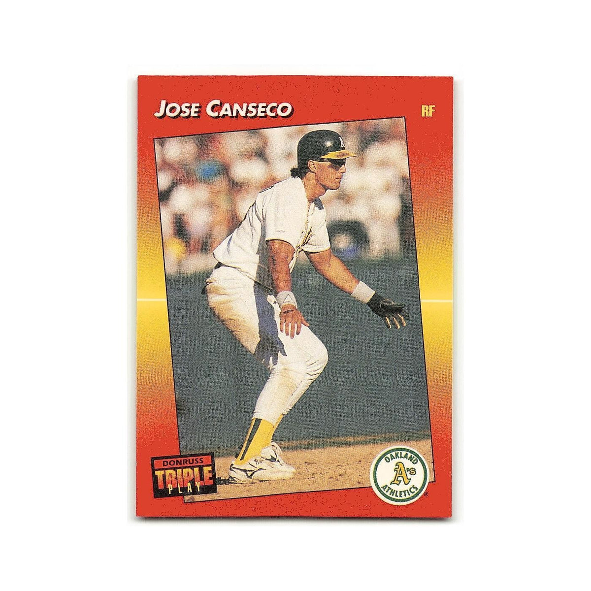 Jose Canseco 1992 Triple Play #214 Oakland Athletics Baseball Card NM