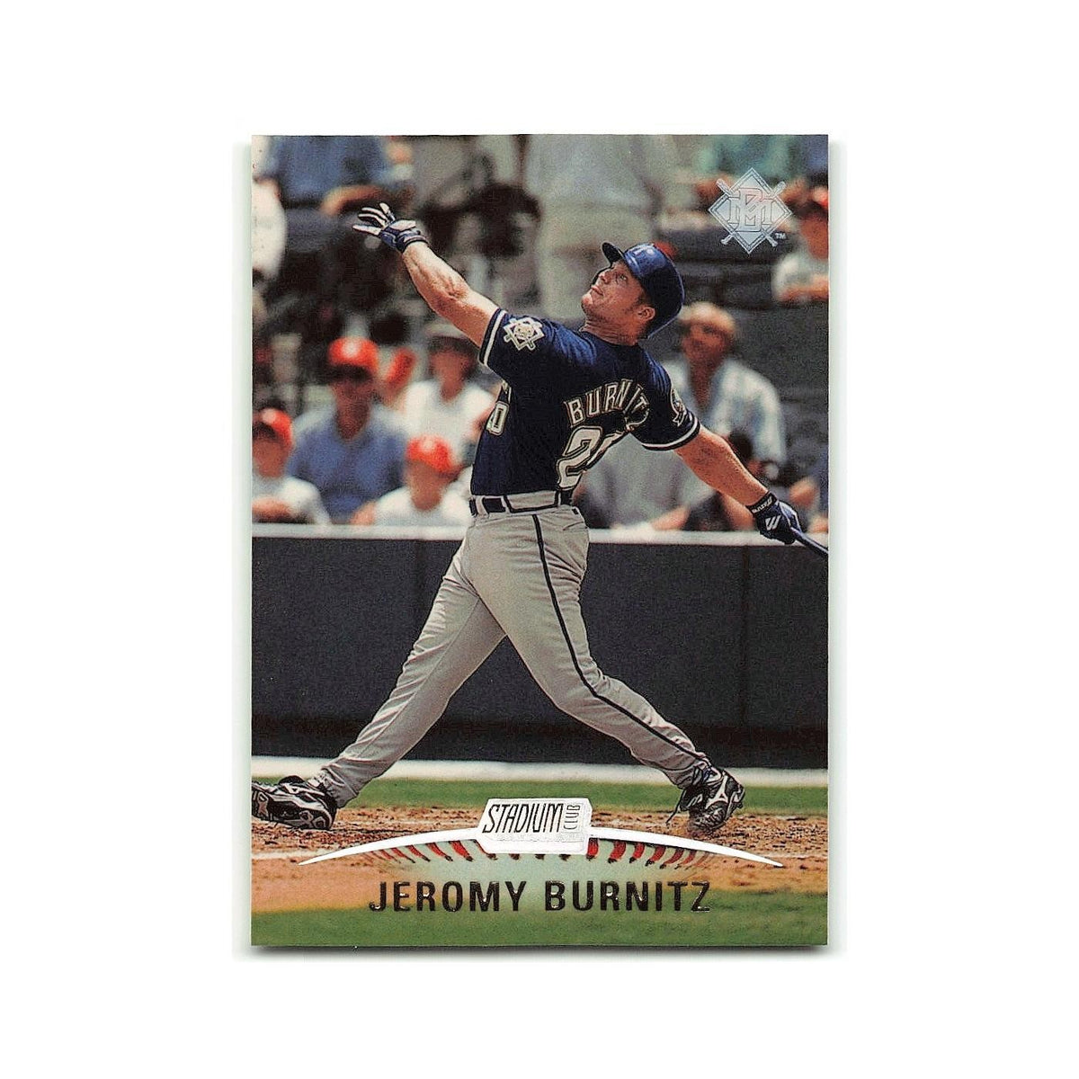 Jeromy Burnitz 1999 Topps Stadium Club #40 Milwaukee Brewers Baseball Card NM