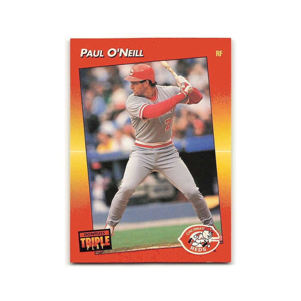 Paul O'Neill 1992 Triple Play #162 Cincinnati Reds Baseball Card NM
