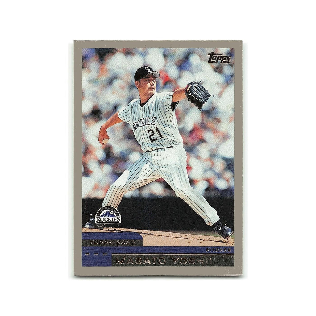 Masato Yoshii 2000 Topps Traded #T92 Colorado Rockies Baseball Card NM
