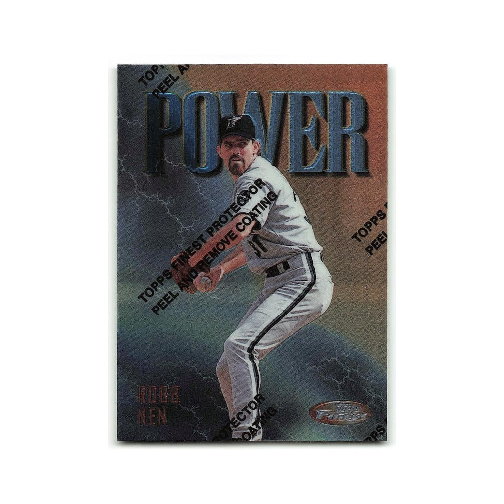 Robb Nen 1997 Topps Finest w Coating #242 Florida Marlins Baseball Card NM