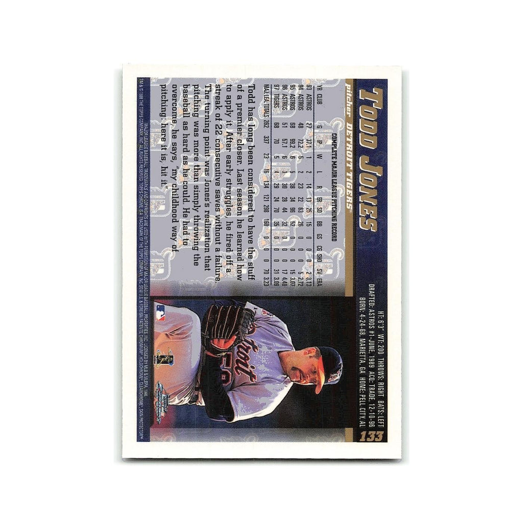 Todd Jones 1998 Topps Chrome #133 Detroit Tigers Baseball Card NM