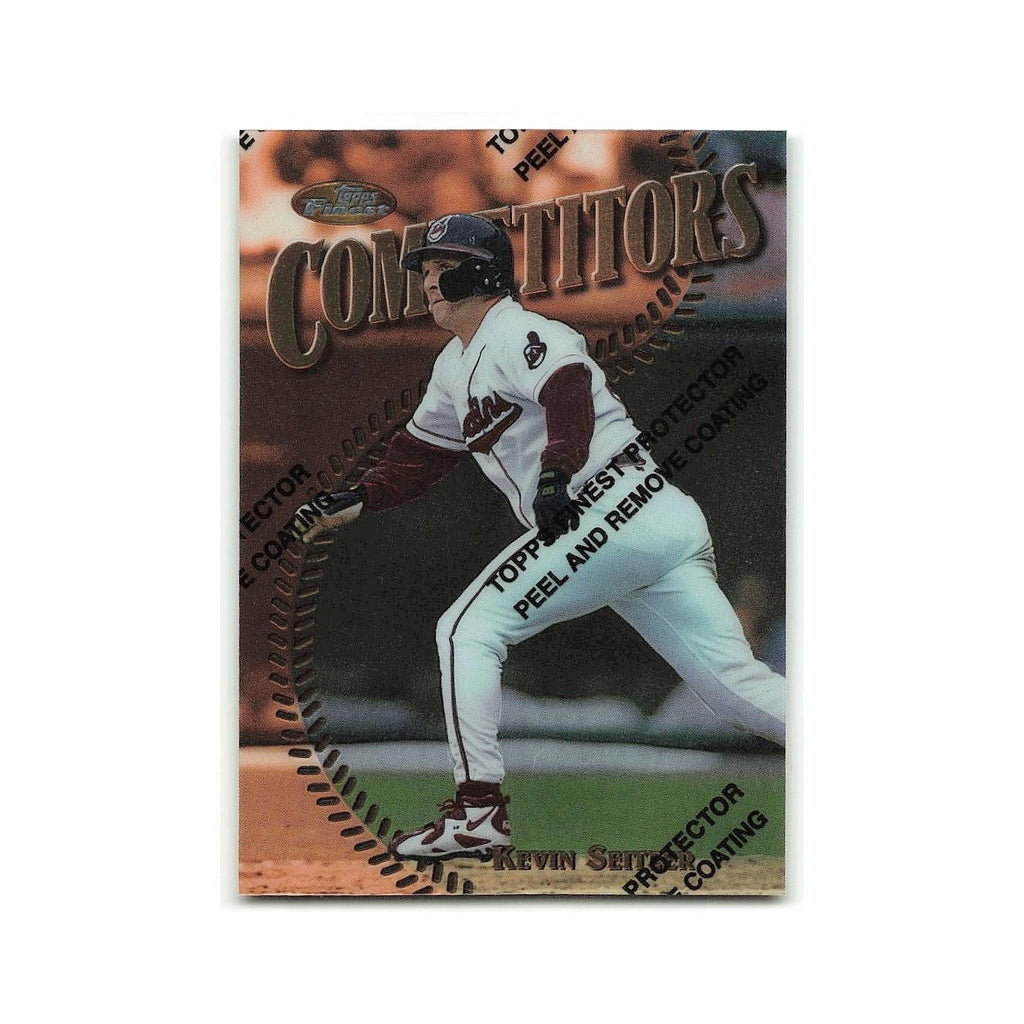 Kevin Seitzer 1997 Topps Finest w Coating #231 Cleveland Indians NM