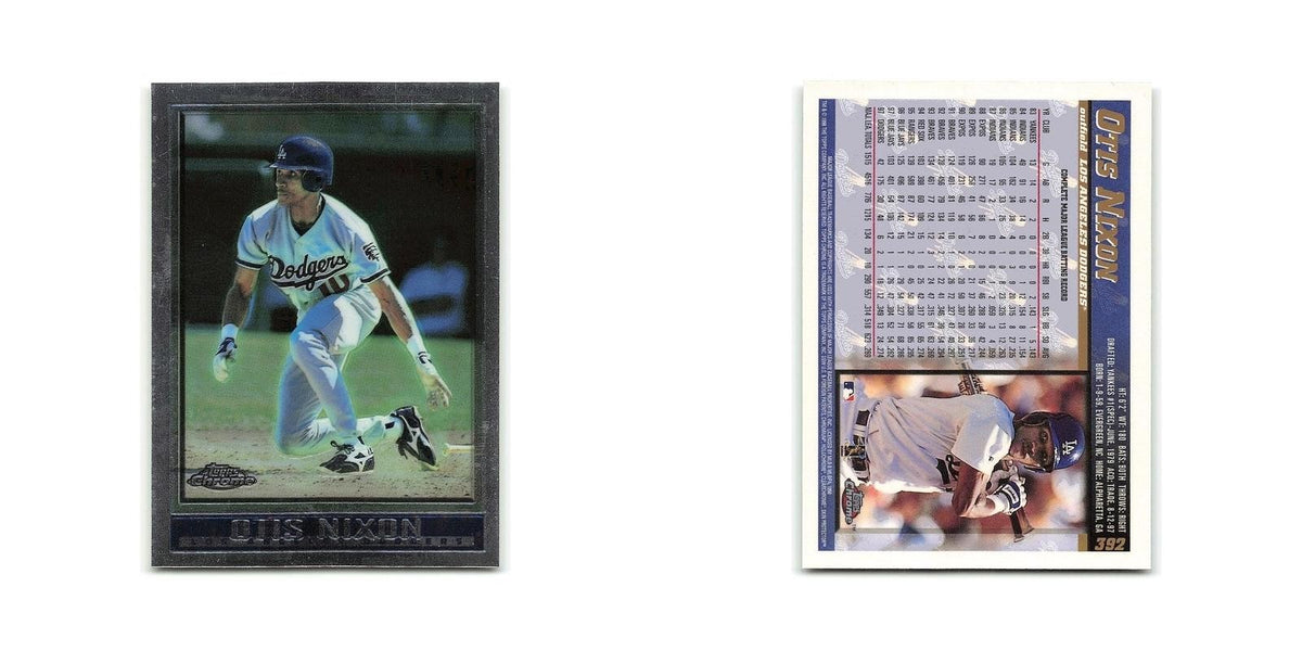 Otis Nixon 1998 Topps Chrome #392 Los Angeles Dodgers Baseball Card NM