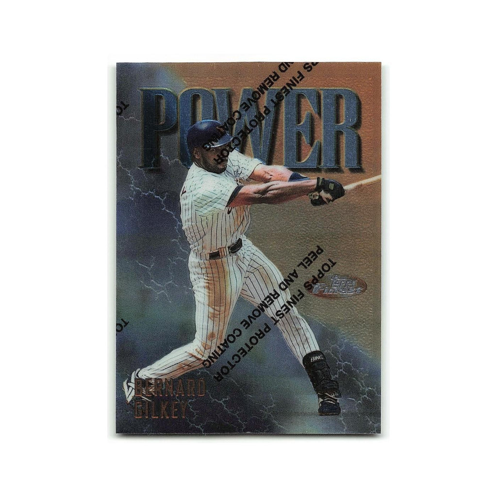 Bernard Gilkey 1997 Topps Finest w Coating #226 New York Mets Baseball Card NM