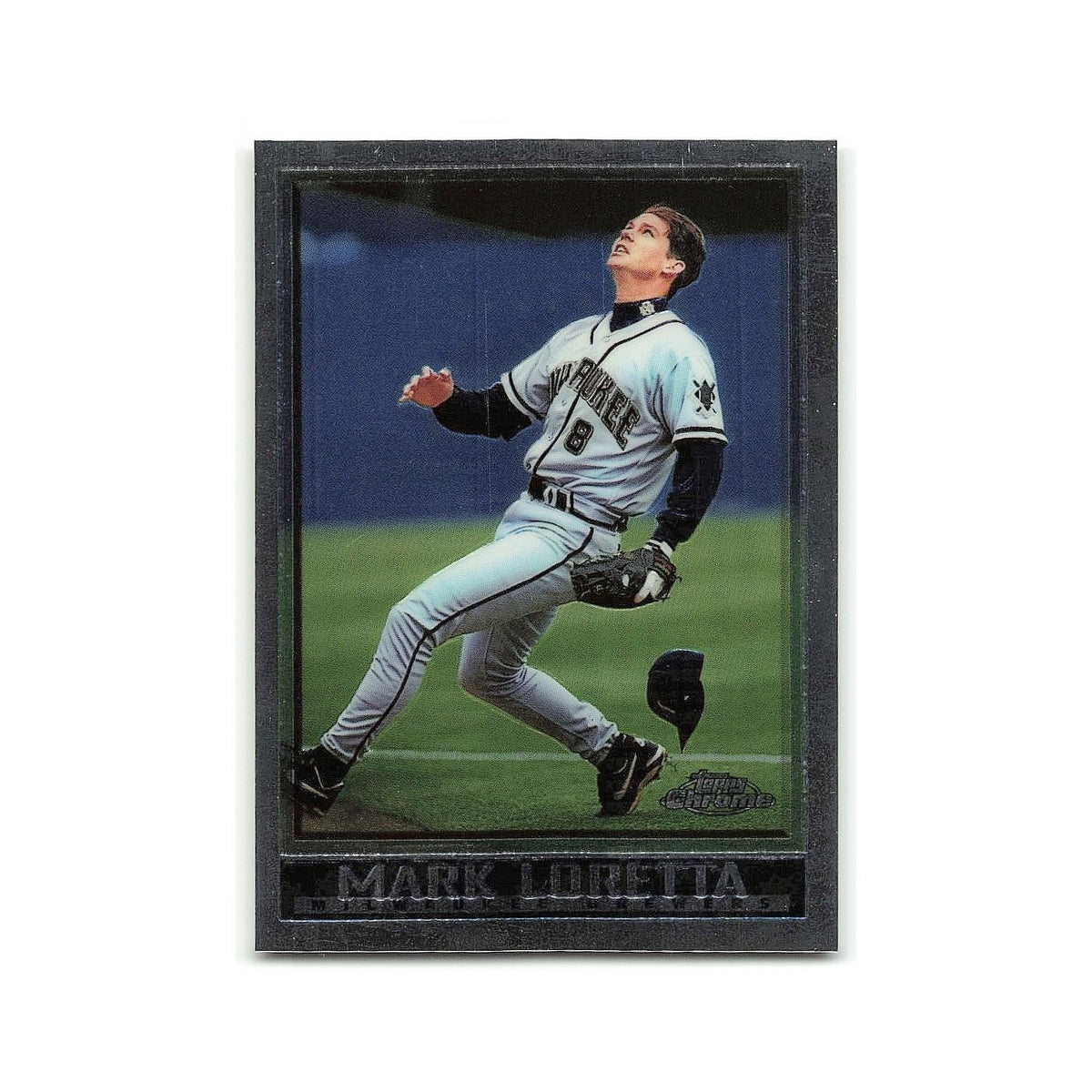 Mark Loretta 1998 Topps Chrome #225 Milwaukee Brewers Baseball Card NM