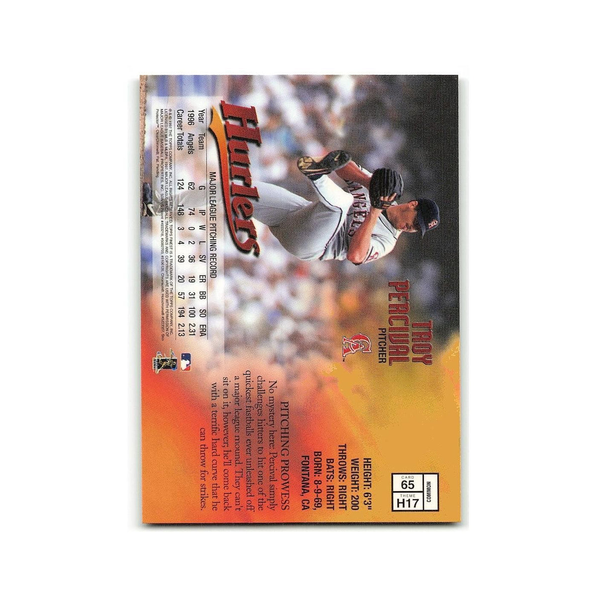 Chuck Knoblauch 1997 Topps Finest w Coating #65 Minnesota Twins Baseball Card NM