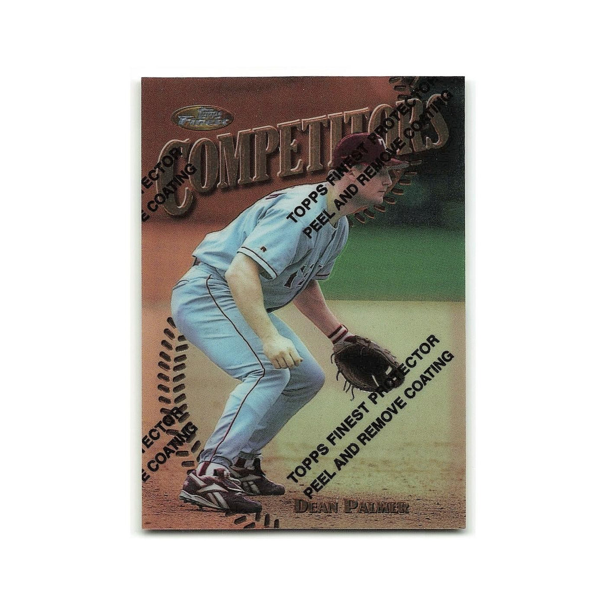 Dean Palmer 1997 Topps Finest w Coating #270 Texas Rangers Baseball Card NM