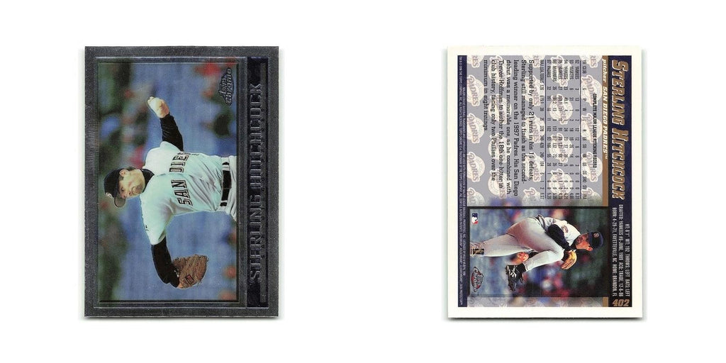 Sterling Hitchcock 1998 Topps Chrome #402 San Diego Padres Baseball Card NM