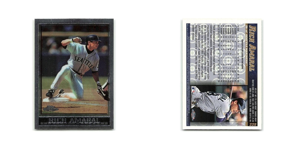 Rich Amaral 1998 Topps Chrome #229 Seattle Mariners Baseball Card NM