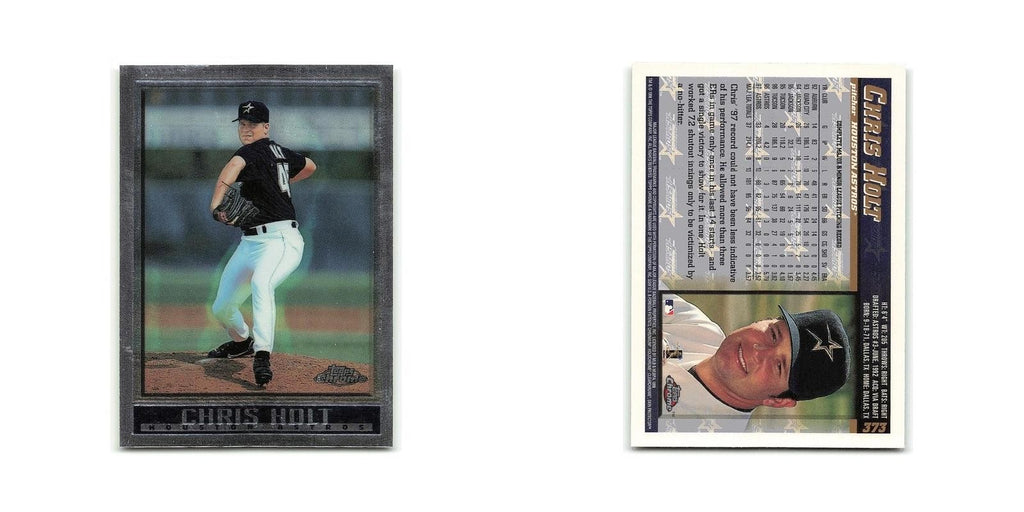 Chris Holt 1998 Topps Chrome #373 Houston Astros Baseball Card NM