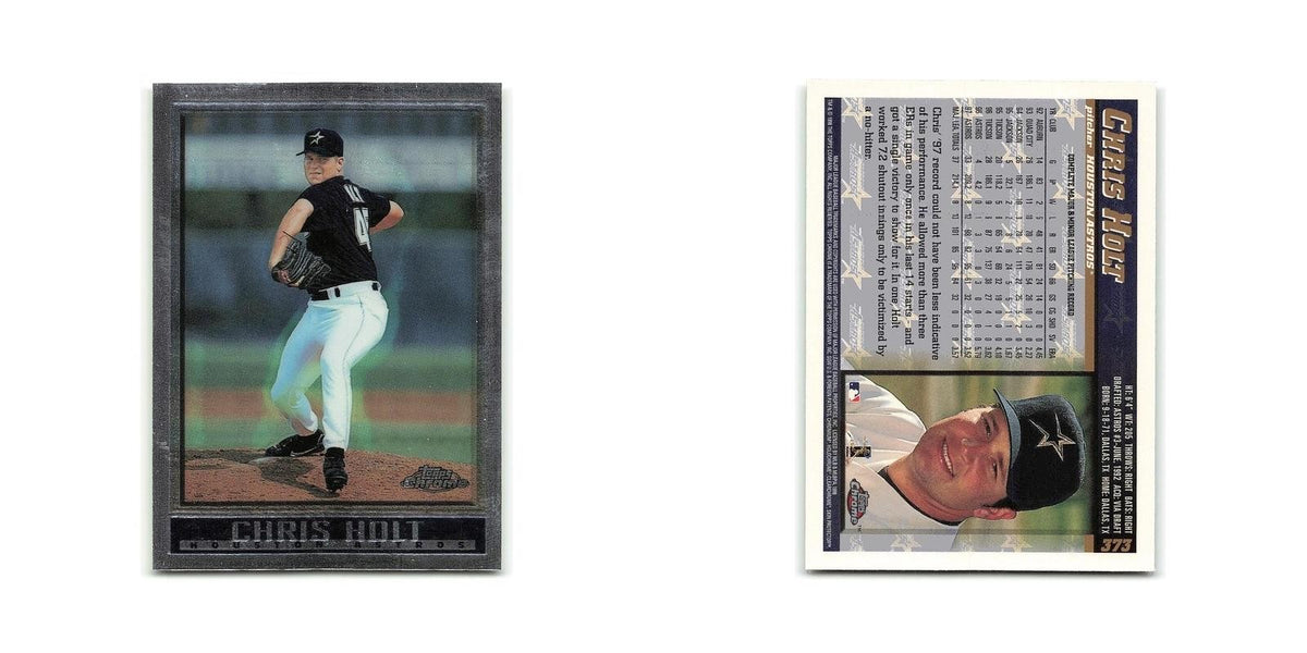 Chris Holt 1998 Topps Chrome #373 Houston Astros Baseball Card NM
