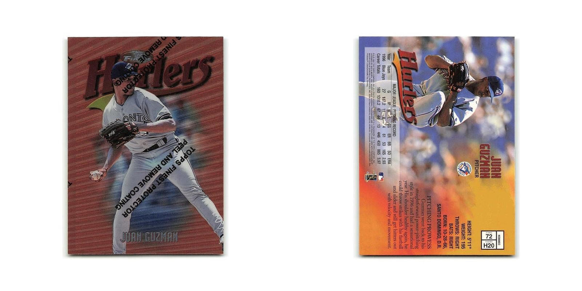 Robert Perez 1997 Topps Finest w Coating #72 Toronto Blue Jays Baseball Card NM