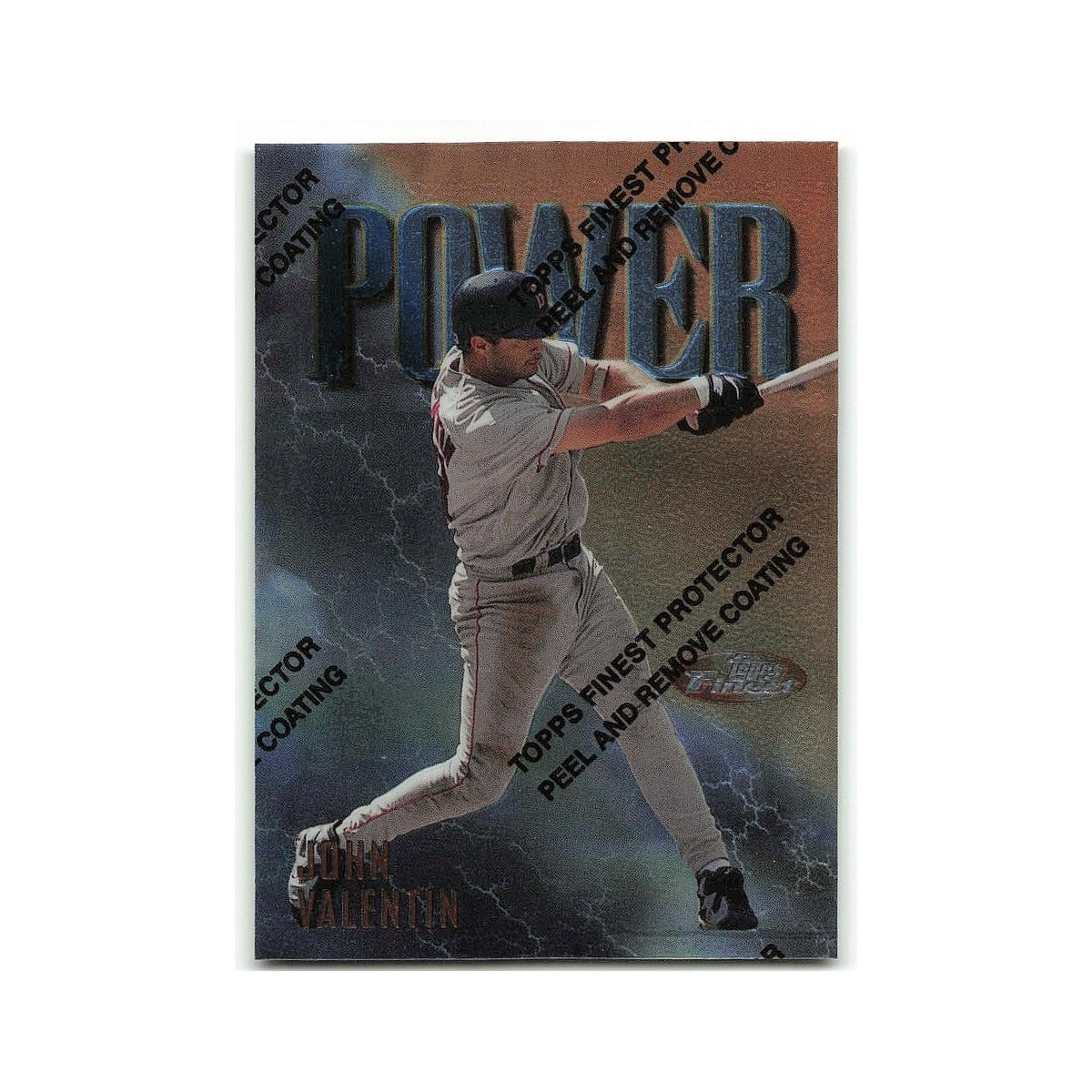 John Valentin 1997 Topps Finest w Coating #251 Boston Red Sox Baseball Card NM
