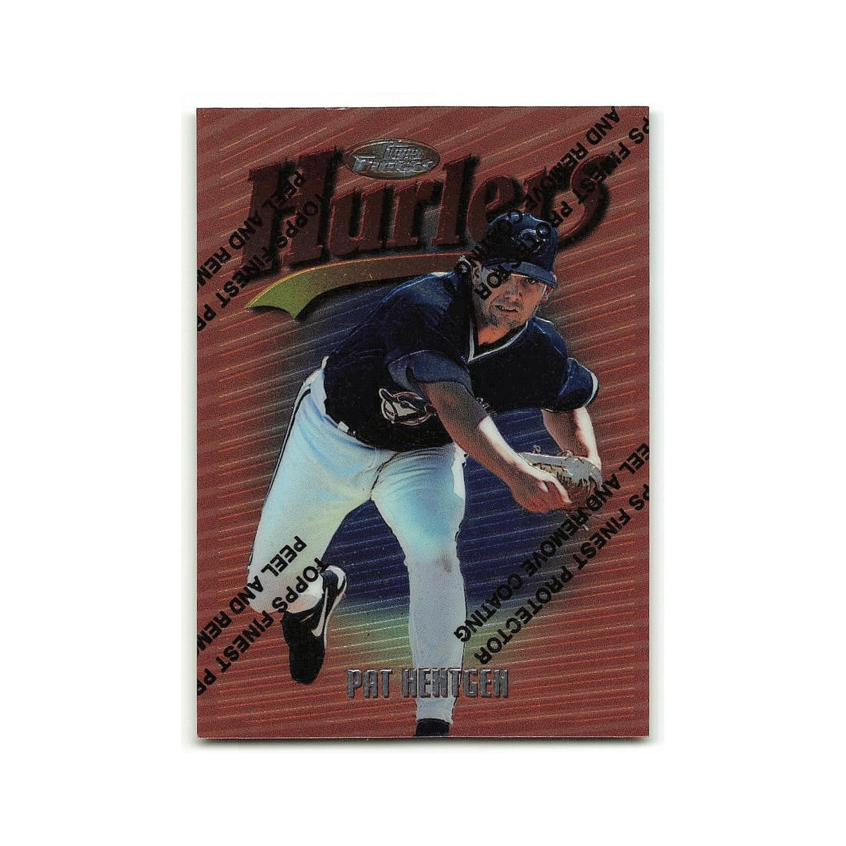 Pat Hentgen 1997 Topps Finest w Coating #43 Toronto Blue Jays Baseball Card NM